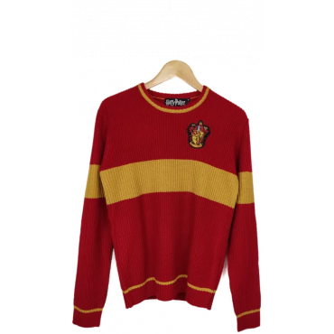 Harry Potter Herren Pullover rot-gelb Gr. S