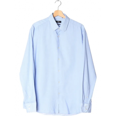 Babäm! - HUGO BOSS Herren Hemd, blau - Gr. L