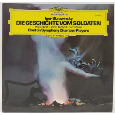 Vinyl LP - Igor Strawinsky - Die Geschichte vom Soldaten, Deutsche Übersetzung 