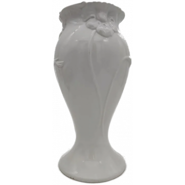 Alcobaca Vase weiß, Höhe: 26.5 cm