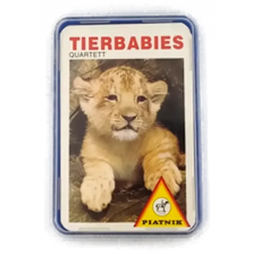 Tierbabies Quartett - Kartenspiel