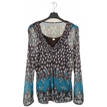 s.Oliver Damen Bluse mehrfarbig Gr.40