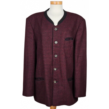 Styrian Lady Damen Trachtenjacke, rot/schwarz - Gr. XXXL