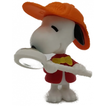 Ü - Eier Figur Snoopy als Detektiv