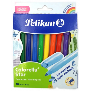 Pelikan Colorella Star 10-teiliges Fasermaler-Set