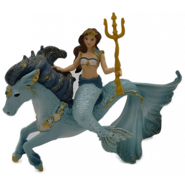 Schleich Meerjungfrau auf Unterwasserpferd