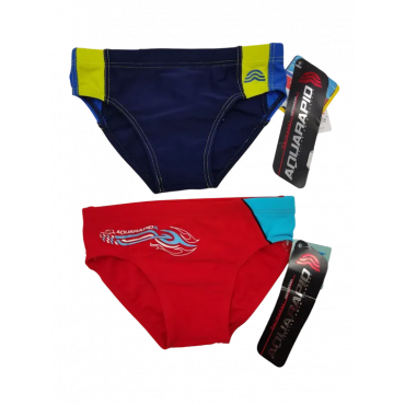 AQUARAPID - Jungen Badehose/Slip - 2 Stück