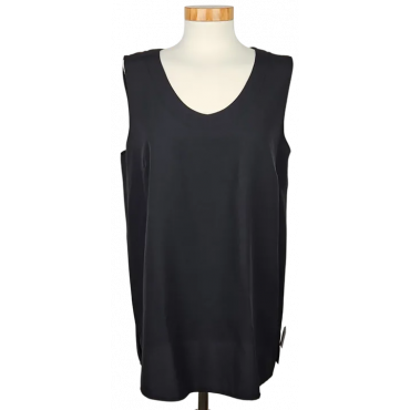 Rena Moden Vintage Damen Top, schwarz - Gr. L