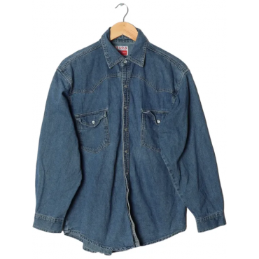 Babäm! - VTLO,S  Herren Jeanshemd, blau - Gr. M