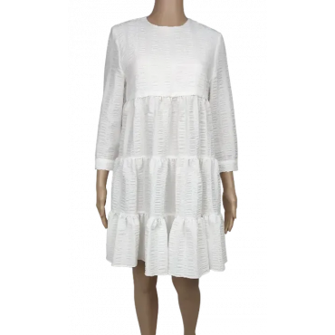 Zara Damen Kleid weiß - Gr. EU XS