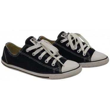 CONVERSE ALL STAR DAINTY Damen Sneaker, schwarz/weiß - Gr. EU 38