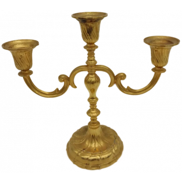 BMF N Kerzenhalter 3 armig Messing