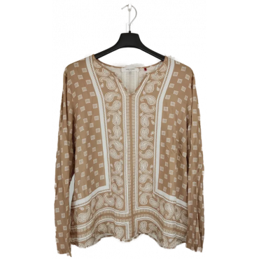 Gerry Weber Damen Bluse beige Gr.44