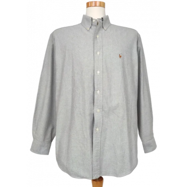 Polo Ralph Lauren Herren Hemd, weiß/blau - Gr. XL 