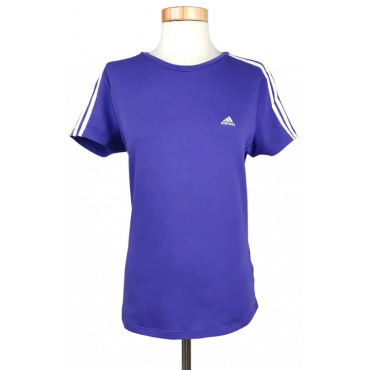 Adidas Damen T-Shirt, violett - Gr. M