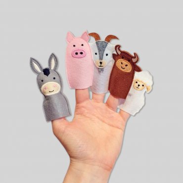 Fingerpuppen Tiere