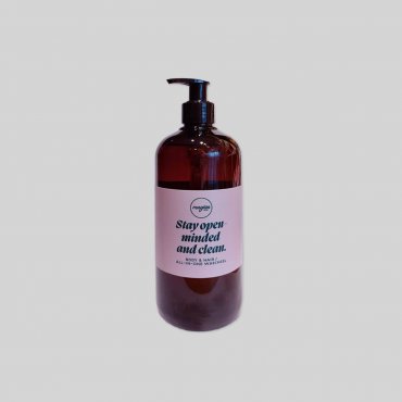 Flüssigseife „Stay open-minded and clean“ 500ml