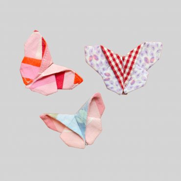 Origami-Stoffschmetterling