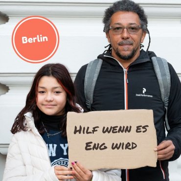 Hilf Menschen in Berlin, wenn es wirklich eng wird