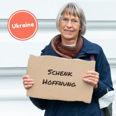 Schick ein Hygienepaket für eine ukrainische Familie
