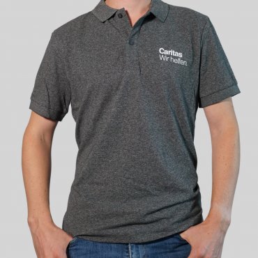 MA Polo-Shirt „Caritas. Wir helfen“