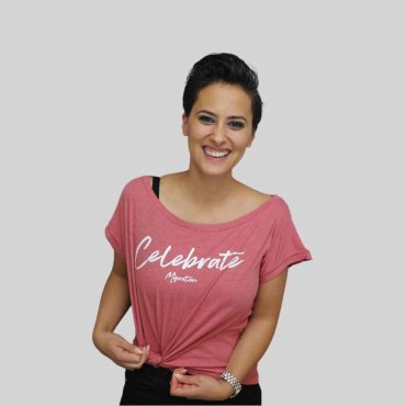 "Celebrate Migration" T-Shirt - rosa