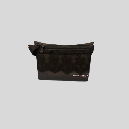Große Bauchtasche Bridgerton Special Edition aus Kunstleder - Schwarz