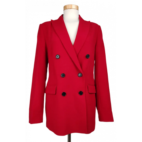 Zara Damen Hosenanzug-Zweiteiler, rot - Gr. XS