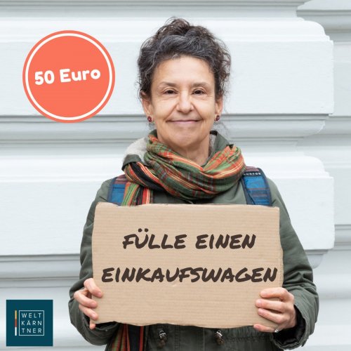Schenk einen Einkaufswagen: Weltkärntner für Menschen in Not