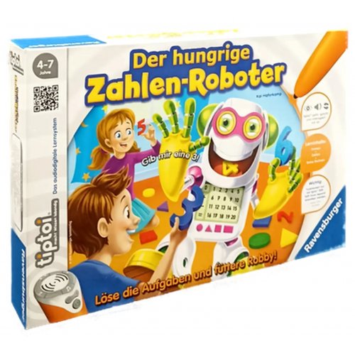 Ravensburger Lernspiel Tiptoi "Der hungrige Zahlen-Roboter"