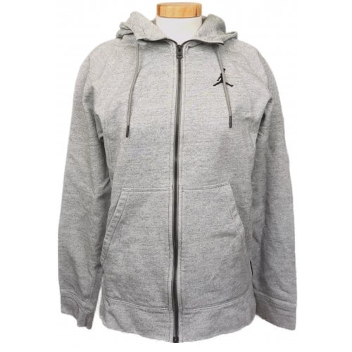 Jordan Reisverschlusshoodie unisex grau Gr. S
