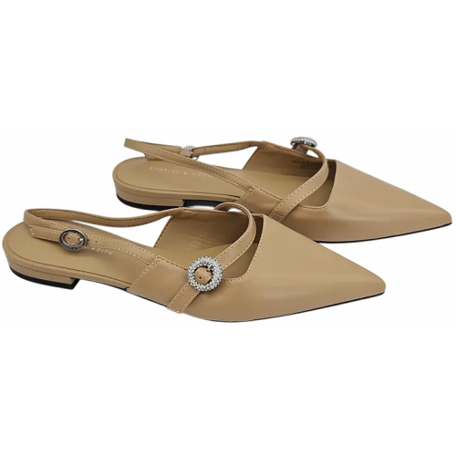 CHARLES & KEITH Damen Sling Pumps, beige - EU 37