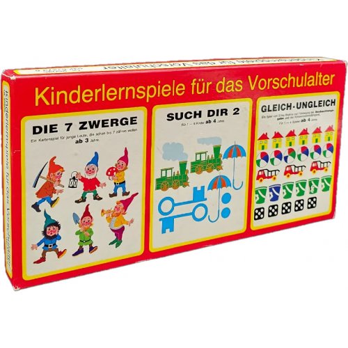 Kinderlernspiel für das Vorschulalter – drei Spiele in einem