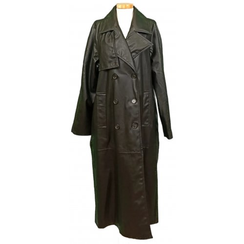 Bershka Damen Mantel schwarz Gr. L