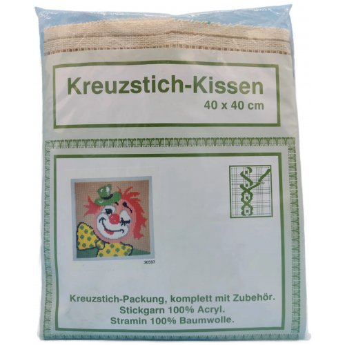 Kreuzstich-Kissen 40 x 40 cm