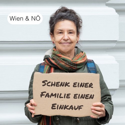 Schenk armutsbetroffenen Familien in Niederösterreich einen vollen Einkaufskorb