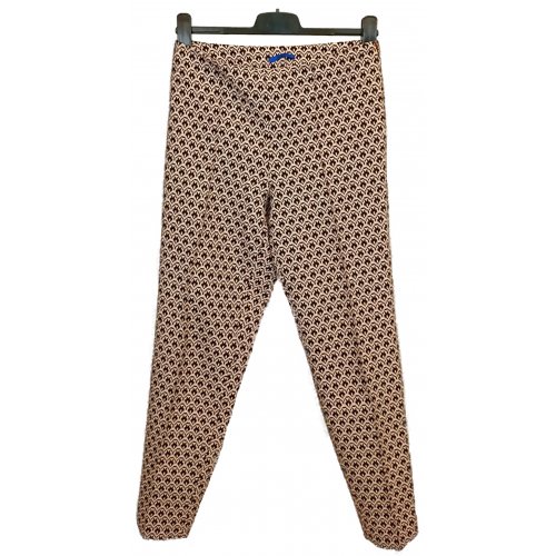Joop! Damen Hosen braun gemustert Gr. 36