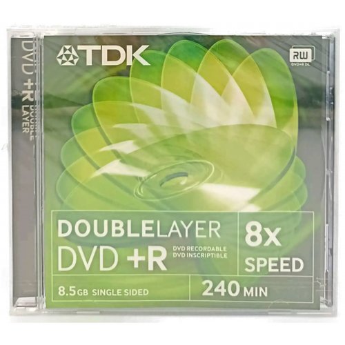 DVD +R Double Layer 8.5 GB Single Sided 240min 8x Speed (OVP)