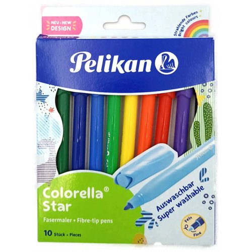 Pelikan Colorella Star 10-teiliges Fasermaler-Set