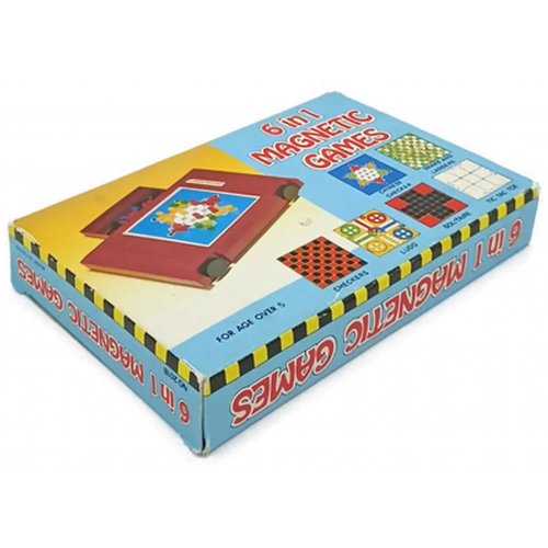 6 in 1 Magnetic Games - 6 Brettspiele