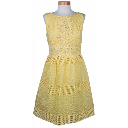 Jakes's Damen Midikleid, gelb - Gr. M 