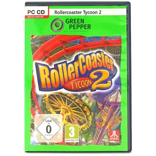 PC CD-ROM "Rollercoaster Tycoon 2"