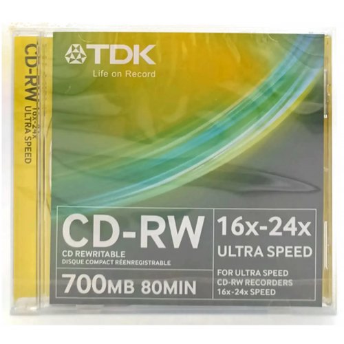 CD-RW 700MB 80min 16x-24x Ultra Speed (OVP)