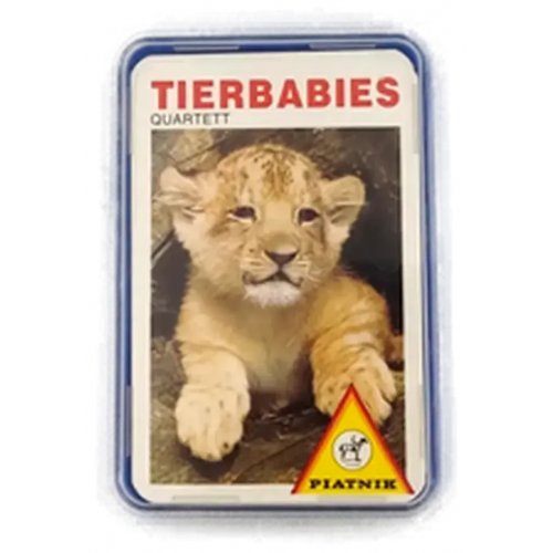Tierbabies Quartett - Kartenspiel