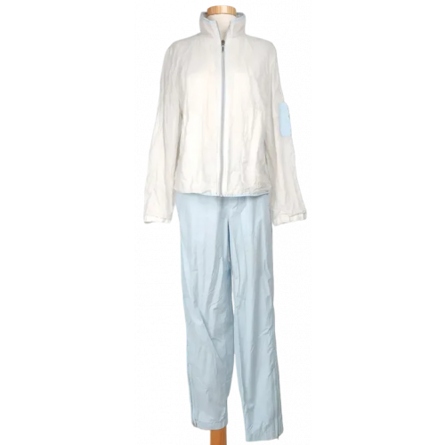 Luhta Sport Damen Trainingsanzug, weiß/blau - Gr. S