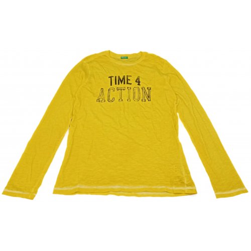 United Colors of Benetton Kindershirt gelb Gr. 3XL