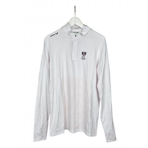 ERIMA Herren Sport Rolli Halfzip "Austria", weiß - Gr.XXL