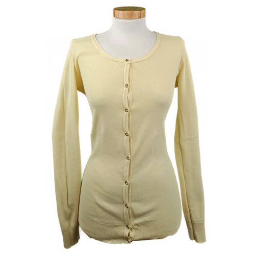 United Colors Of Benetton Damen Pullover hellgelb Gr. M