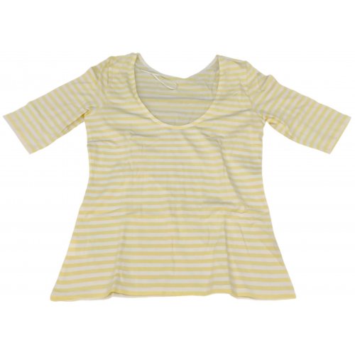 United Colors of Benetton Kindershirt gelb/weiß Gr. M