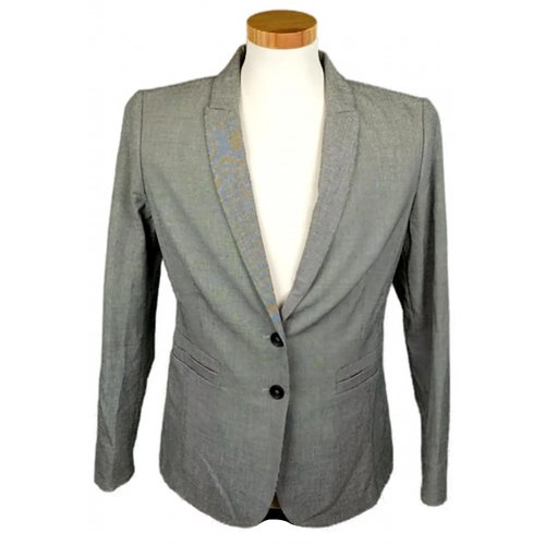 United Colors of Benetton Damenblazer schwarz/weiß gemustert Gr. 46